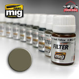 Ammo Mig Jimenez Filter Tan for Yellow Green - Fusion Scale Hobbies