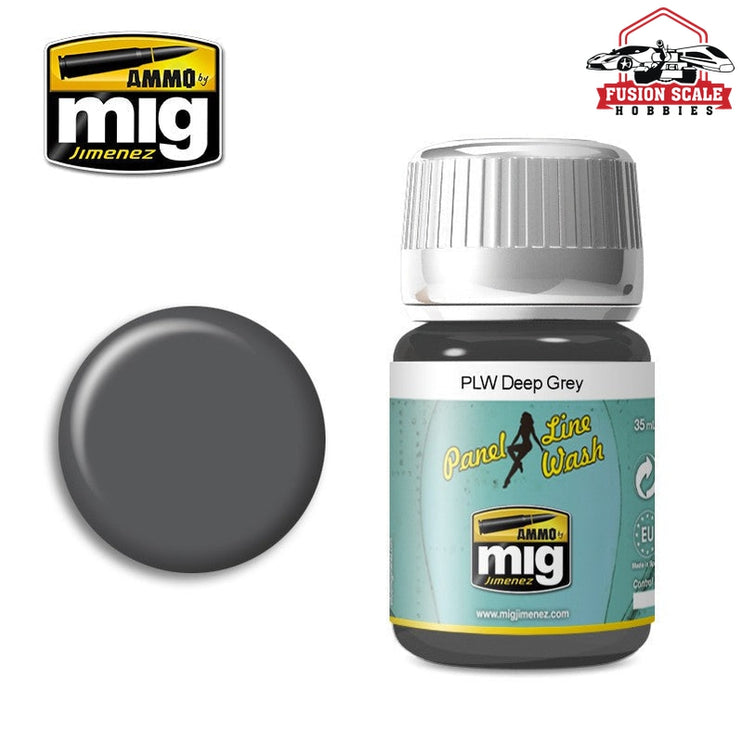 Ammo Mig Jimenez Panel Line Wash Deep Gray - Fusion Scale Hobbies