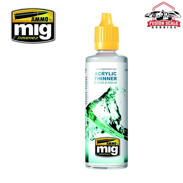 Ammo Mig Jimenez Acrylic Thinner 60ml AMIG2000 - Fusion Scale Hobbies