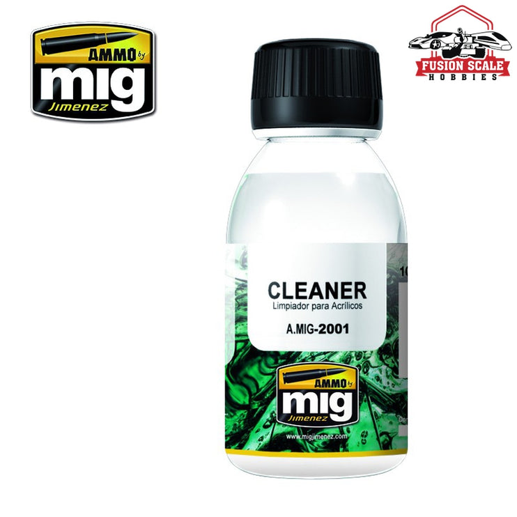 Ammo Mig Jimenez Acrylic Cleaner 100ml AMIG2001 - Fusion Scale Hobbies