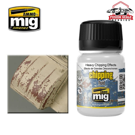Ammo Mig Jimenez Heavy Chipping Effects Fluid - Fusion Scale Hobbies
