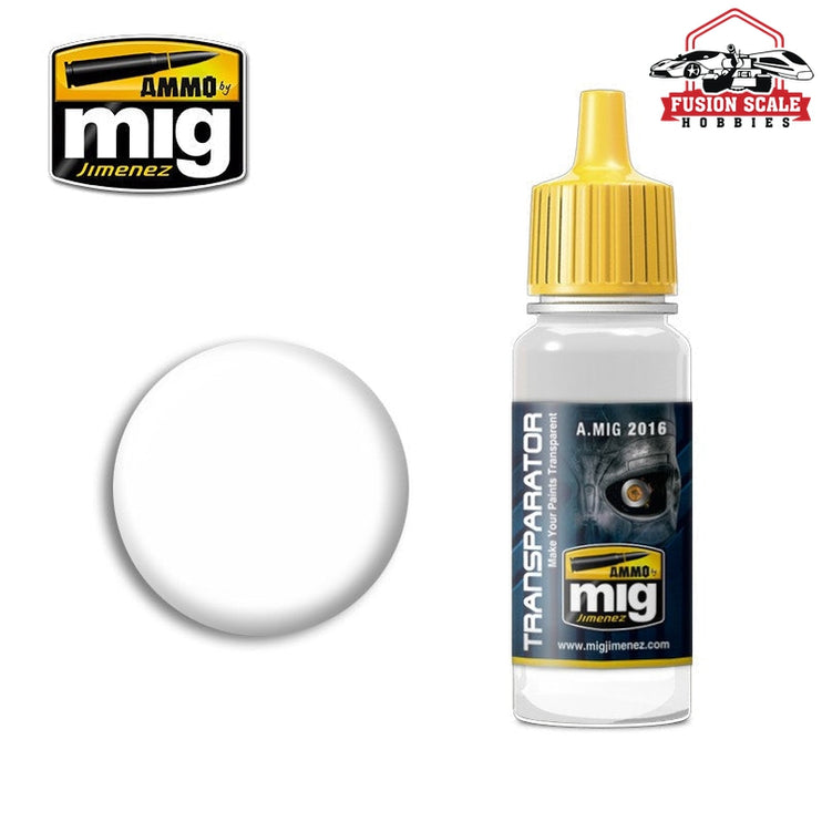 Ammo Mig Jimenez Acrylic Transparator 17ml AMIG2016 - Fusion Scale Hobbies