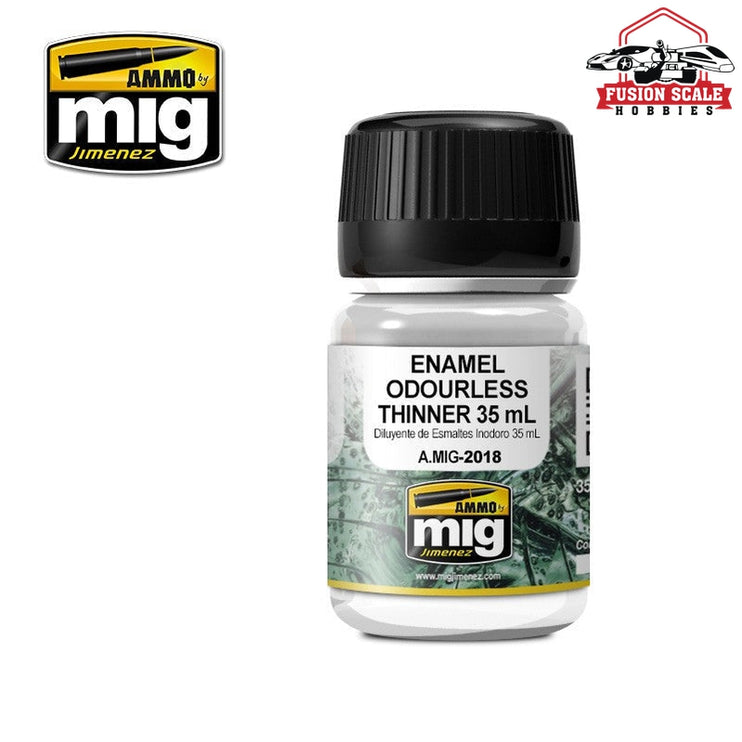 Ammo Mig Jimenez Enamel Odorless Thinner 35ml - Fusion Scale Hobbies