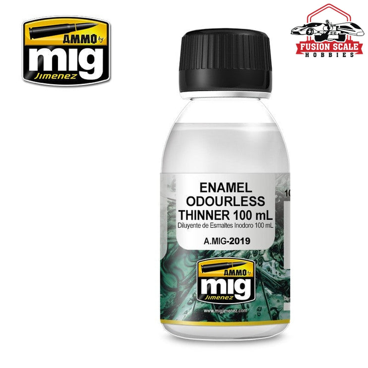 Ammo Mig Jimenez Enamel Odorless Thinner 100ml - Fusion Scale Hobbies