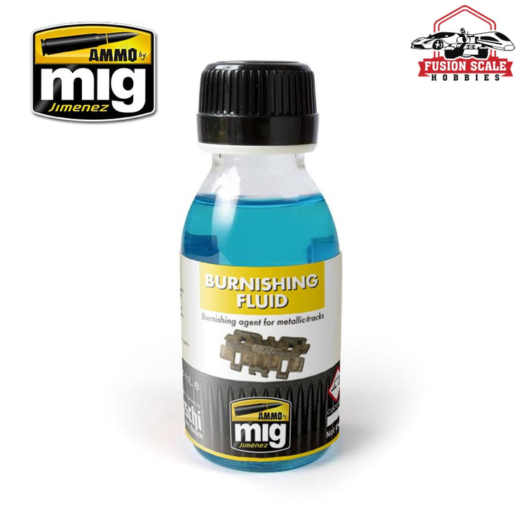 Ammo Mig Jimenez Burnishing Fluid 100ml - Fusion Scale Hobbies