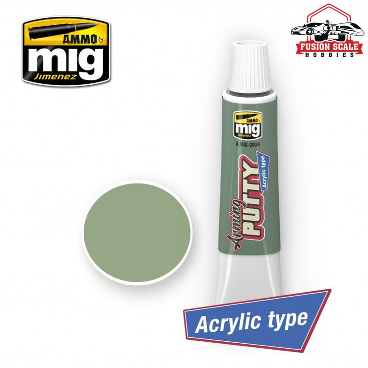 Ammo Mig Jimenez Acrylic Arming Putty 20ml Tube AMIG2039 - Fusion Scale Hobbies