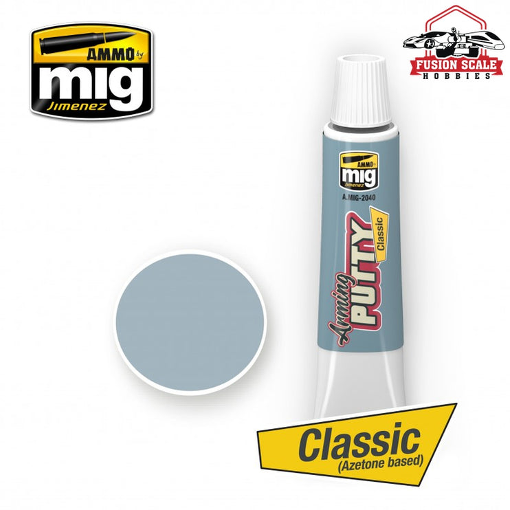 Ammo Mig Jimenez Classic Arming Putty 20ml Tube AMIG2040 - Fusion Scale Hobbies