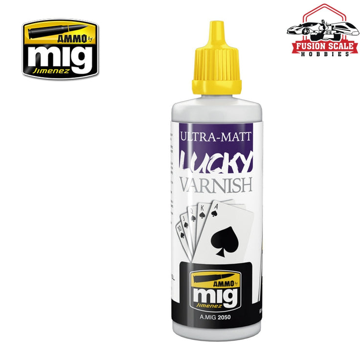 Ammo Mig Jimenez Ultra Matt Lucky Varnish 60ml AMIG2050 - Fusion Scale Hobbies