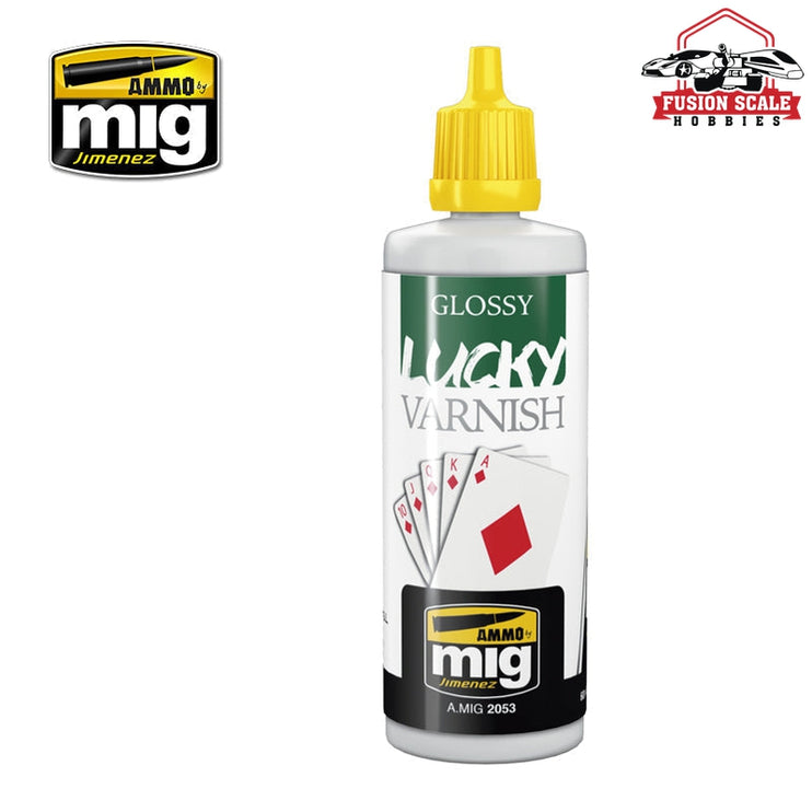 Ammo Mig Jimenez Glossy Lucky Varnish 60ml AMIG2053 - Fusion Scale Hobbies