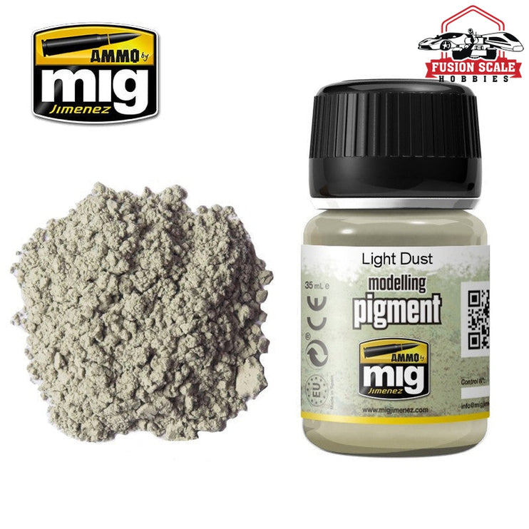 Ammo Mig Jimenez Pigment Light Dust - Fusion Scale Hobbies