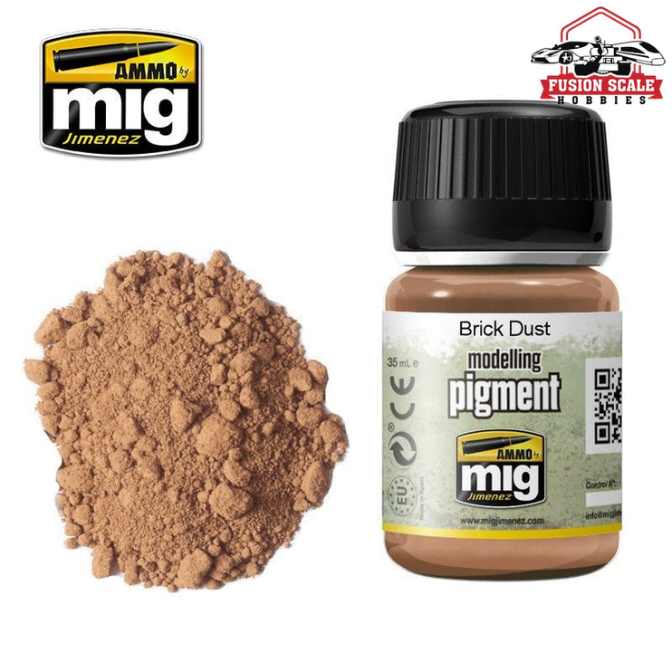 Ammo Mig Jimenez Pigment Brick Dust - Fusion Scale Hobbies