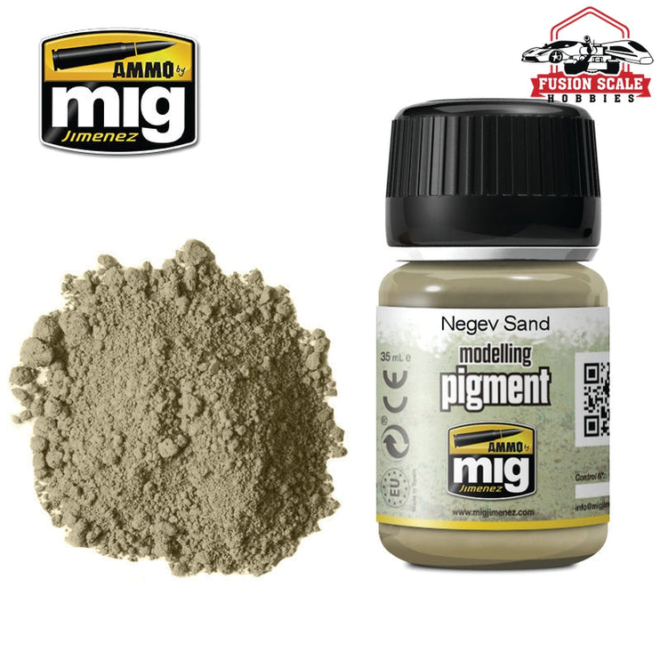 Ammo Mig Jimenez Pigment Negev Sand - Fusion Scale Hobbies