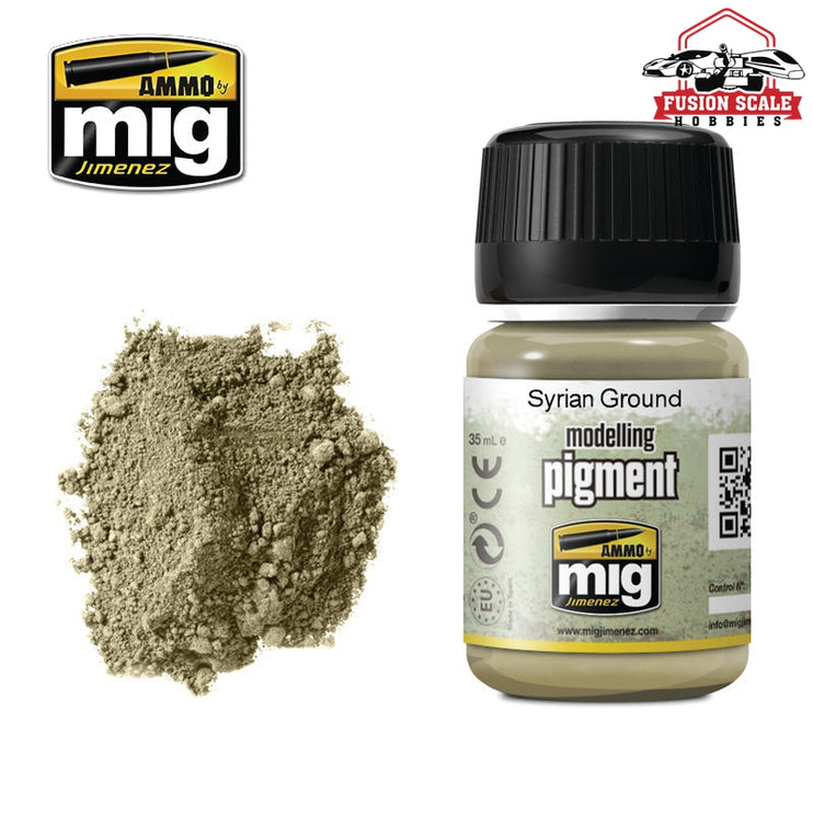 Ammo Mig Jimenez Pigment Syrian Ground - Fusion Scale Hobbies