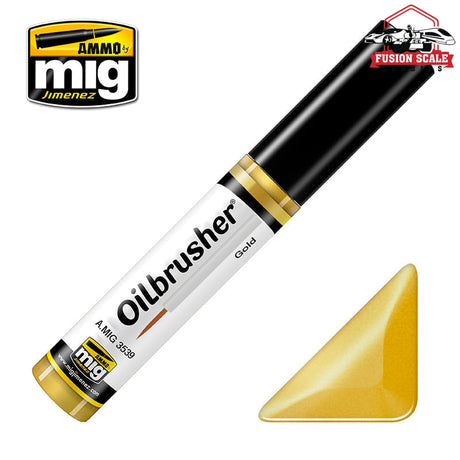 Ammo Mig Jimenez Oilbrusher Gold - Fusion Scale Hobbies