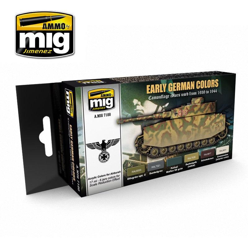 Ammo by Mig Early / Middle German Colors Set - Fusion Scale Hobbies