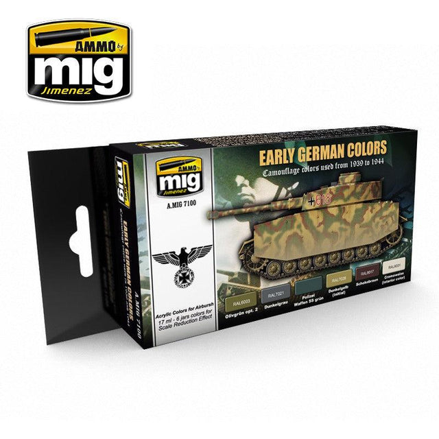 Ammo by Mig Early / Middle German Colors Set - Fusion Scale Hobbies