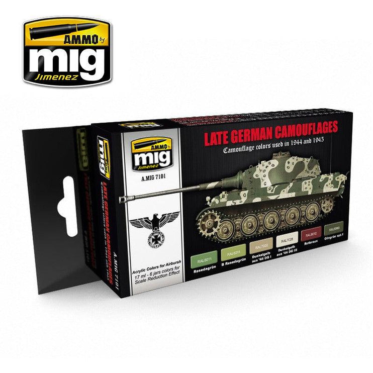 Ammo by Mig Late War German Colors Set - Fusion Scale Hobbies