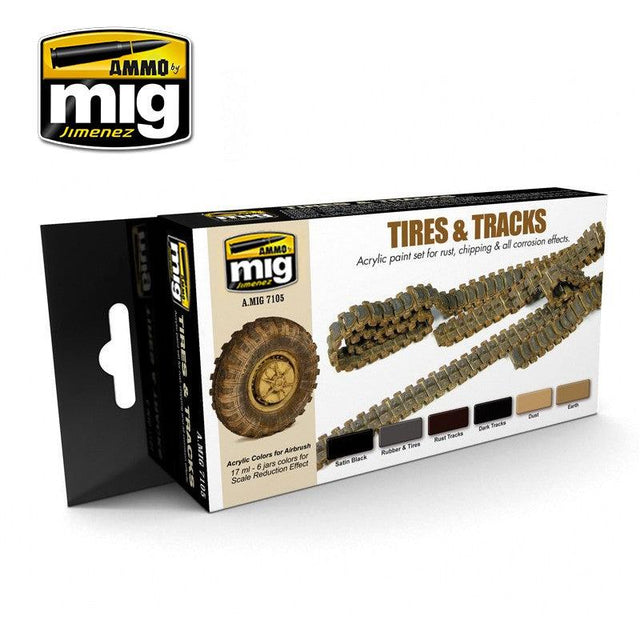Ammo by Mig Tires And Tracks Set - Fusion Scale Hobbies
