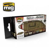 Ammo by Mig I Ww British & German Colors Set - Fusion Scale Hobbies