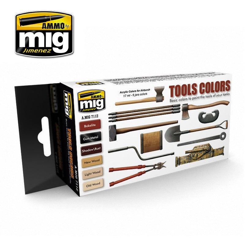 Ammo by Mig Tool Colors Set - Fusion Scale Hobbies