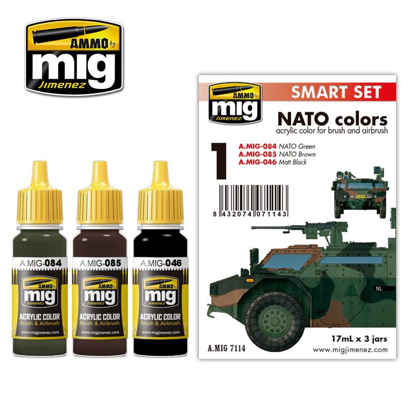 Ammo by Mig Nato Colors  Set - Fusion Scale Hobbies