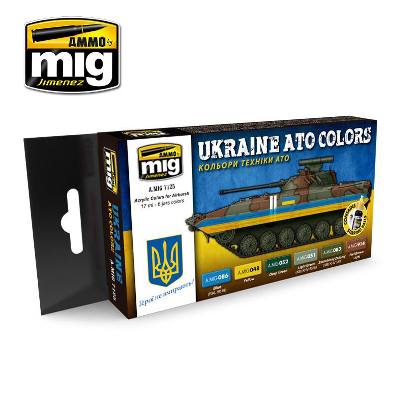 Ammo by Mig Ukraine Ato Colors Set - Fusion Scale Hobbies