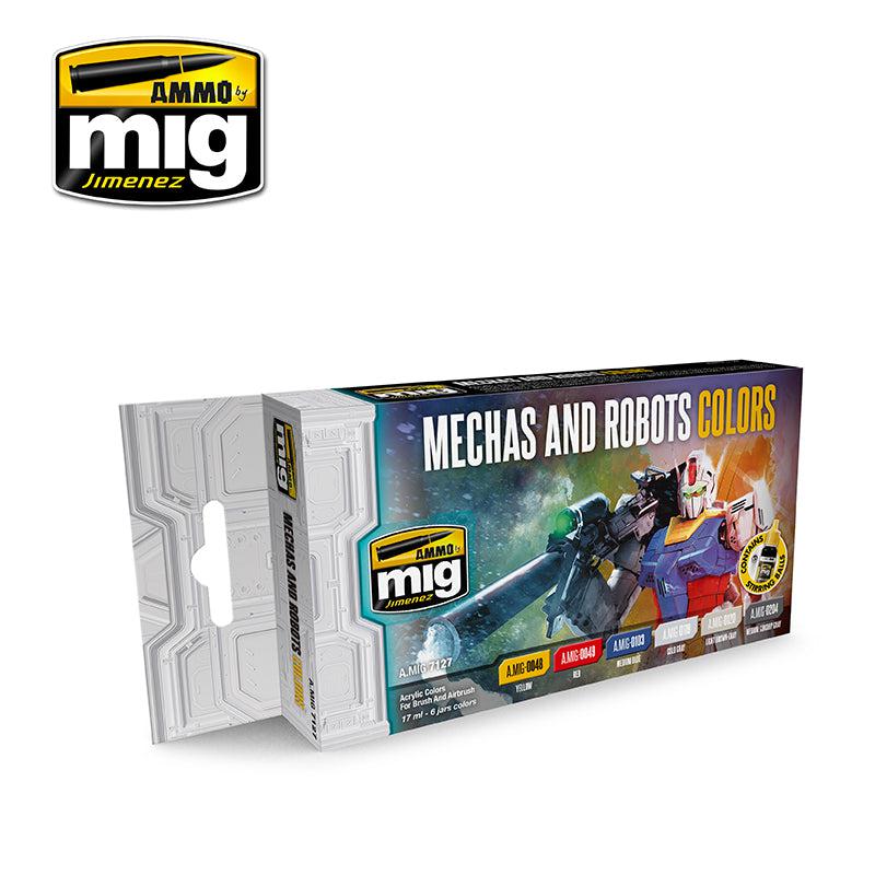 Ammo by Mig Mechas And Robots Colors Set - Fusion Scale Hobbies