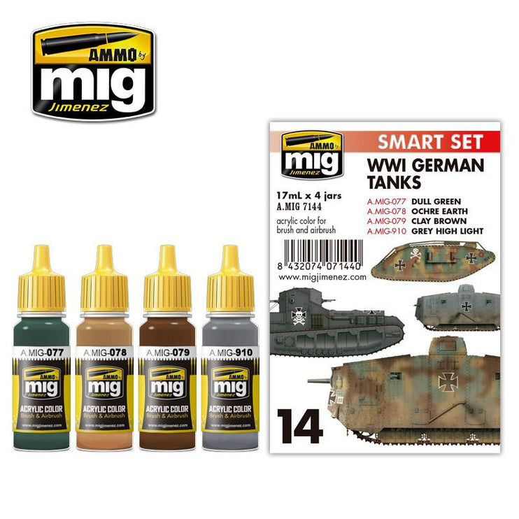 Ammo by Mig Ww I German Tanks Set - Fusion Scale Hobbies