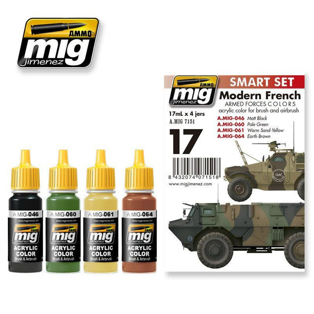 Ammo by Mig Modern French Armed Forces Colors Set - Fusion Scale Hobbies
