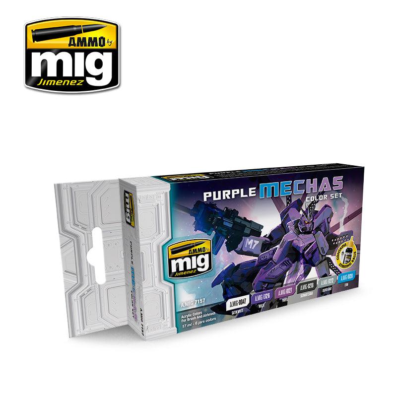 Ammo by Mig Purple Mechas Color Set - Fusion Scale Hobbies