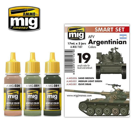 Ammo by Mig Afv Argentinian Colors Set - Fusion Scale Hobbies