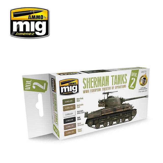 Ammo by Mig Wwii European Theater Of Operations Sherman Tanks Set - Fusion Scale Hobbies