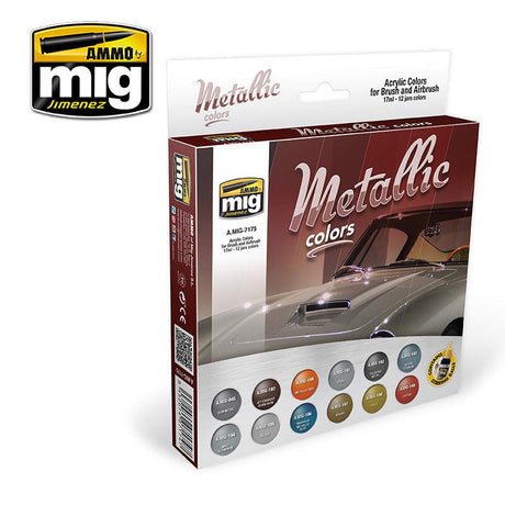 Ammo by Mig Metallic Colors Set - Fusion Scale Hobbies