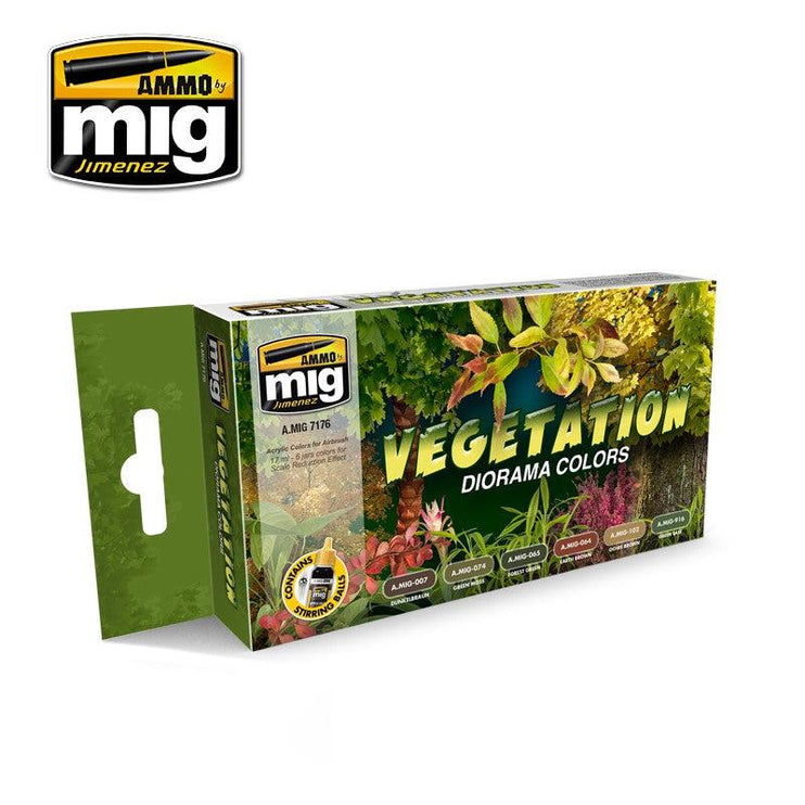 Ammo by Mig Vegetation Diorama Colors Set - Fusion Scale Hobbies