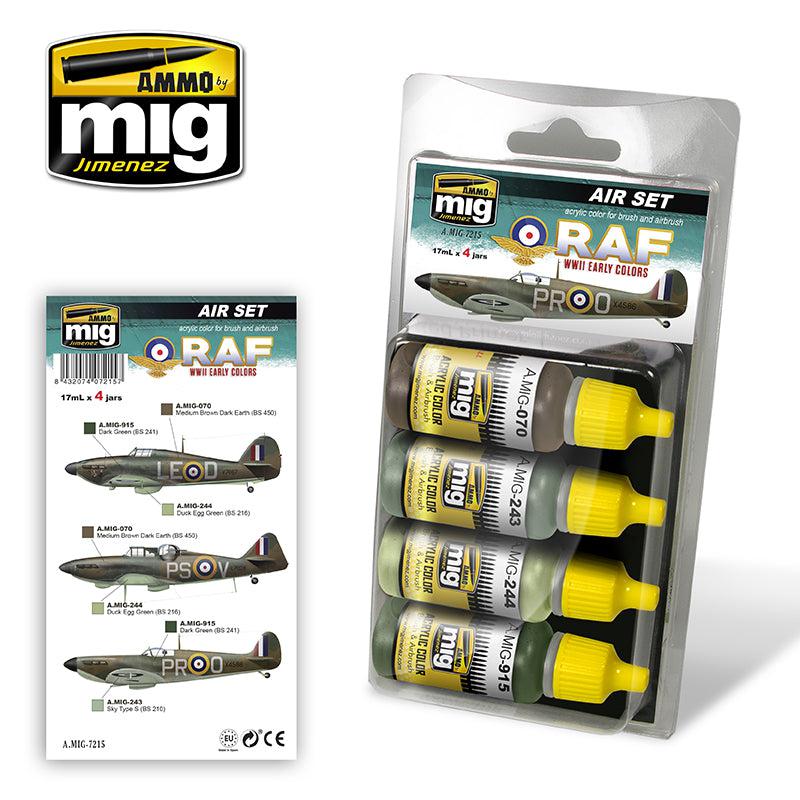 Ammo Mig Early Wwii Raf Colors - Fusion Scale Hobbies