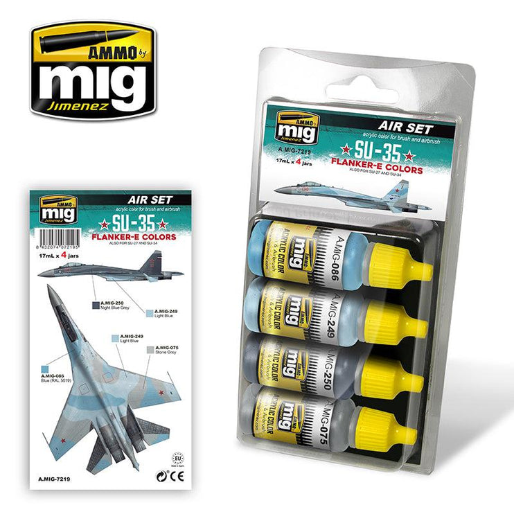 Ammo Mig Su-35 Flanker-e Colors - Fusion Scale Hobbies