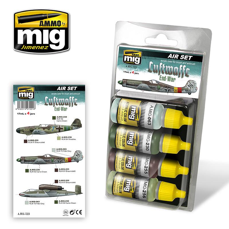 Ammo Mig Luftwaffe Wwii End War Colors - Fusion Scale Hobbies