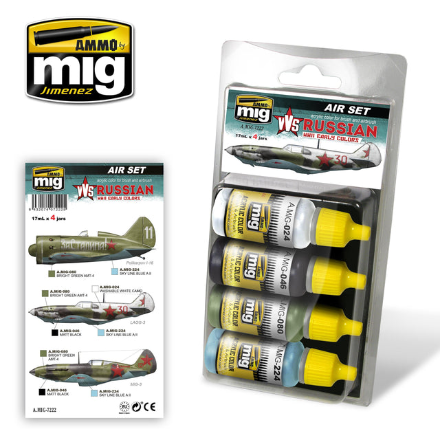 Ammo Mig Vvs Wwii Russian Early Aircraft - Fusion Scale Hobbies
