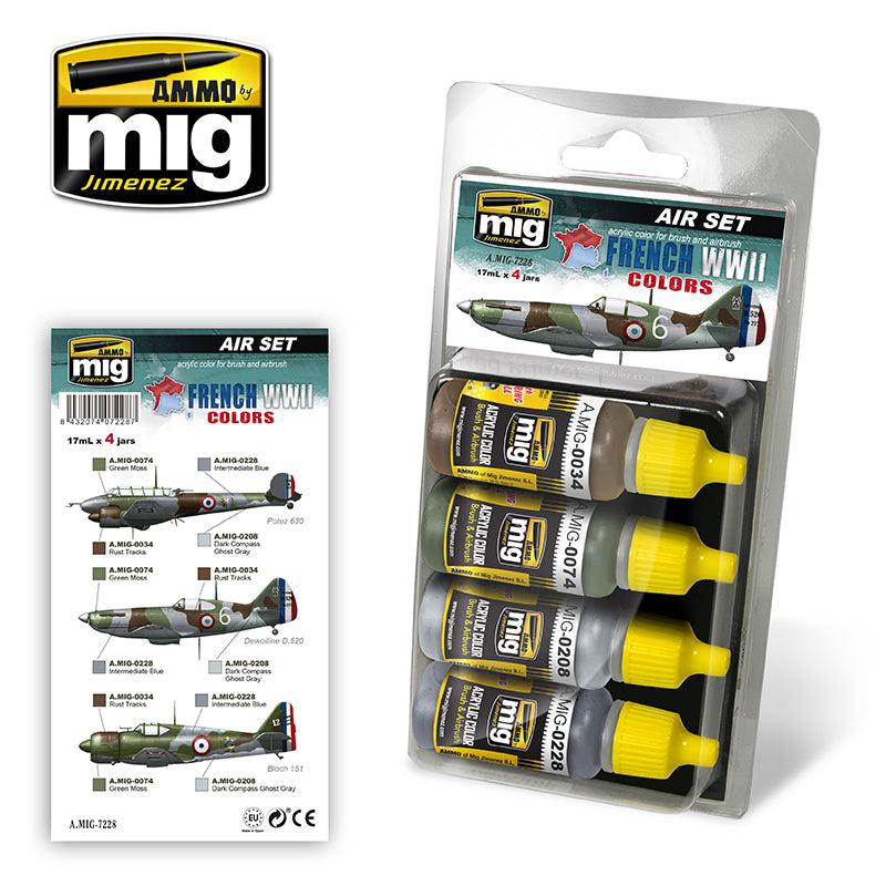 Ammo Mig French Wwii Aircraft Colors - Fusion Scale Hobbies