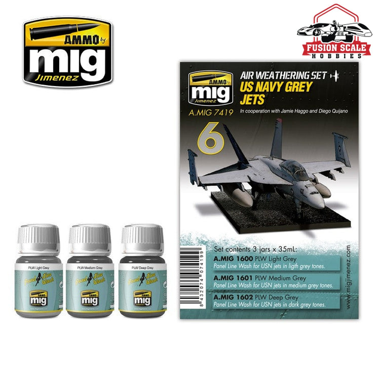 Ammo Mig Jimenez Us Navy Grey Jets - Fusion Scale Hobbies