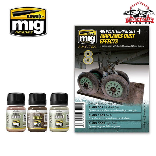 Ammo Mig Jimenez Airplanes Dust Effects - Fusion Scale Hobbies