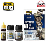 Ammo Mig Jimenez Chipping Set For Mechas - Fusion Scale Hobbies