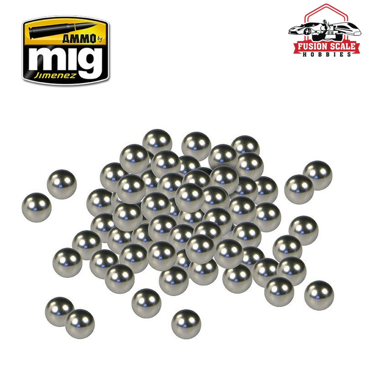 Ammo Mig Jimenez Stainless Steel Paint Mixers - Fusion Scale Hobbies