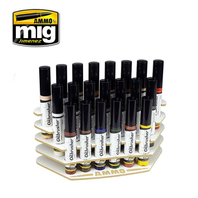 AMMO by MIG Storage System Oilbrushers Organizer AMIG8020 - Fusion Scale Hobbies