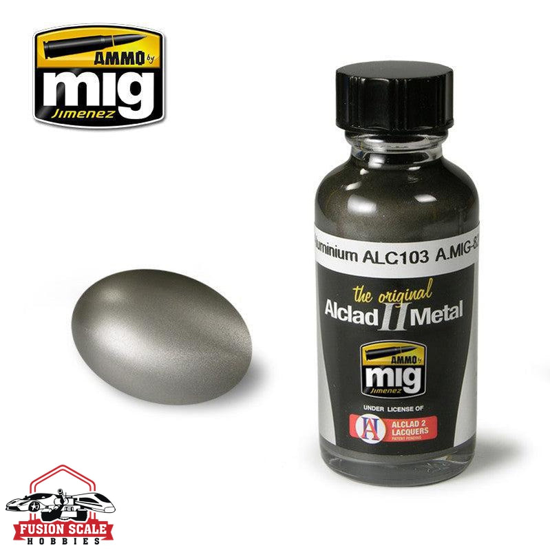 Ammo Mig Alclad II Dark Aluminium Alc103 - Fusion Scale Hobbies