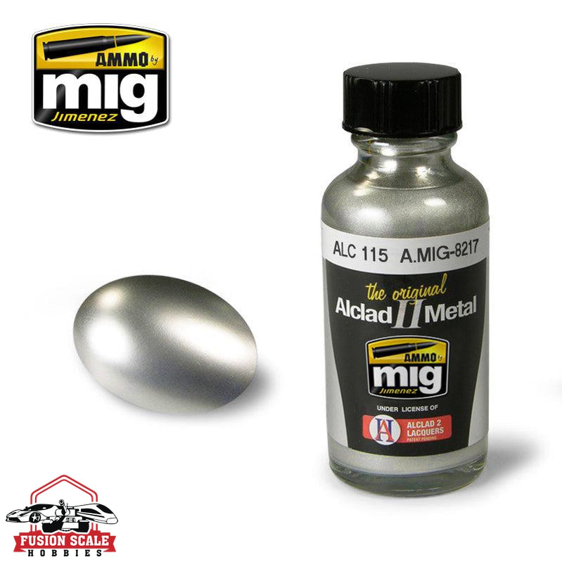 Ammo Mig Alclad II Stainless Steel Alc115 - Fusion Scale Hobbies