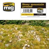 Ammo Mig Grass Mat Stony Mountain Ground - Fusion Scale Hobbies