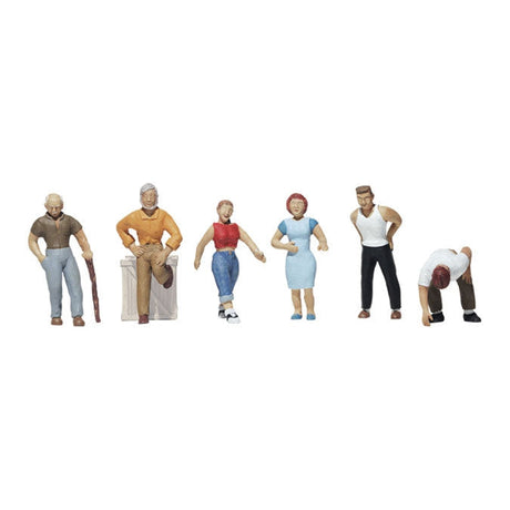 Ordinary People - HO Scale - You might see these six people on any street