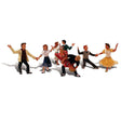 Swingin' Sensation - HO Scale - Four couples cutting a rug, jivin&rsquo; and boogieing to the beat the band!
Set contains 6 pieces