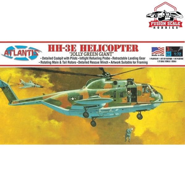 Atlantis Models A505 HH-3E Jolly Green Giant Helicopter Model Kit - Fusion Scale Hobbies